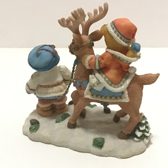 Cherished Teddies Sven And Liv 272159 All Paths Lead to Kindness Christmas 1997 - Picture 4 of 7